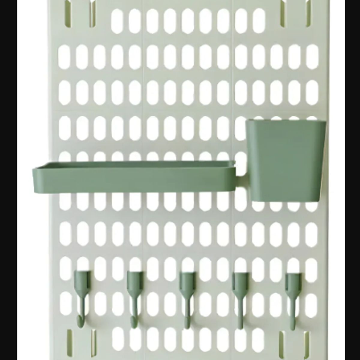 GENERICO - Estante Multiusos Organizador De Pared Autoadhesivo Color Verde