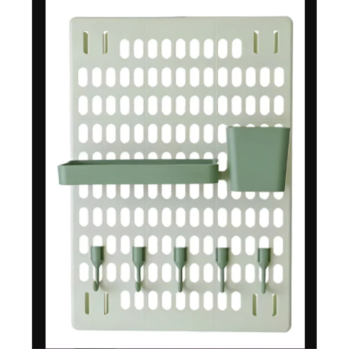 GENERICO - Estante Multiusos Organizador De Pared Autoadhesivo Color Verde