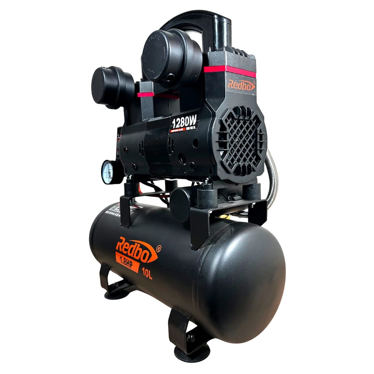 Compresor Silencioso Profesional 10 Litros 1280W - Redbo, marca ALTERNATIVE - Foto 2