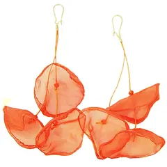 VIVAFELICIA - Aros Hechos a Mano Angelina Naranja