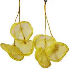 VIVAFELICIA - Aros Hechos a Mano Angelina Amarillo