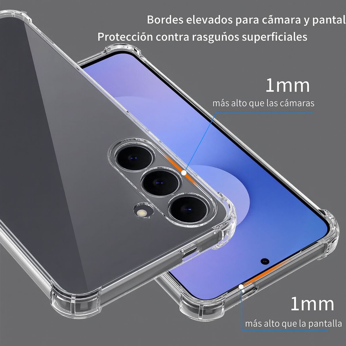 GENERICO - Carcasa Transparente Premium + Lamina 9H para Samsung A16 4g y 5G