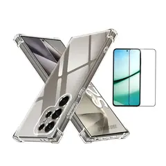 GENERICO - Carcasa Transparente Premium + Lamina 9H para Samsung S25 Ultra