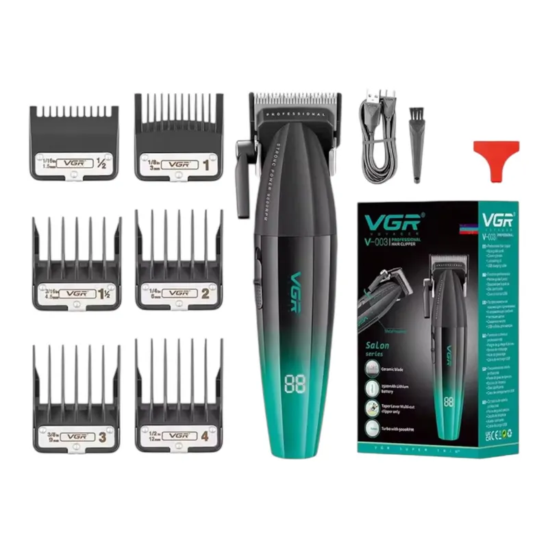 VGR VOYAGER - cortadora de pelo profesional Vgr V-003 color Verde