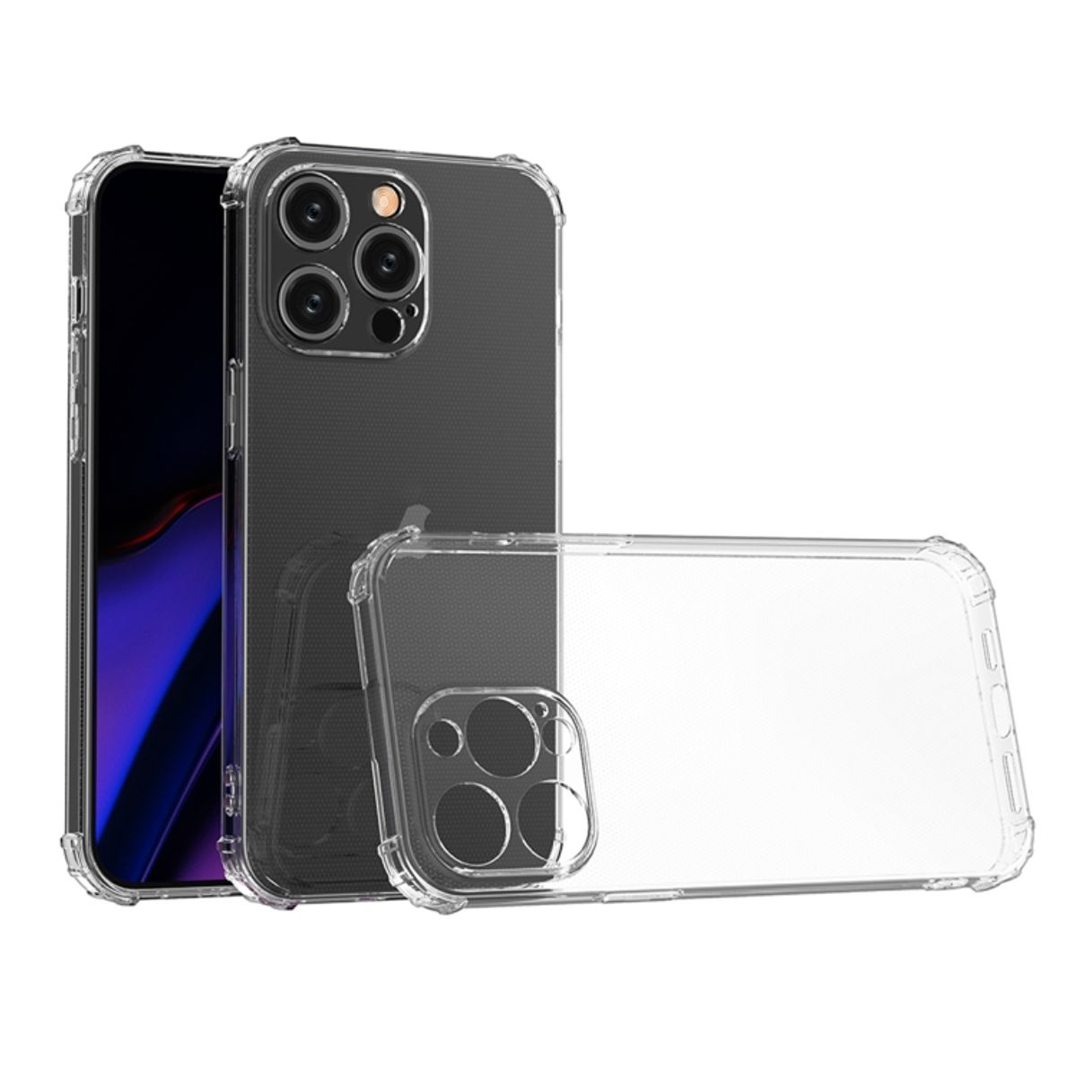 GENERICO - Carcasa Transparente Premium + Lamina 9H para iPhone 15 pro