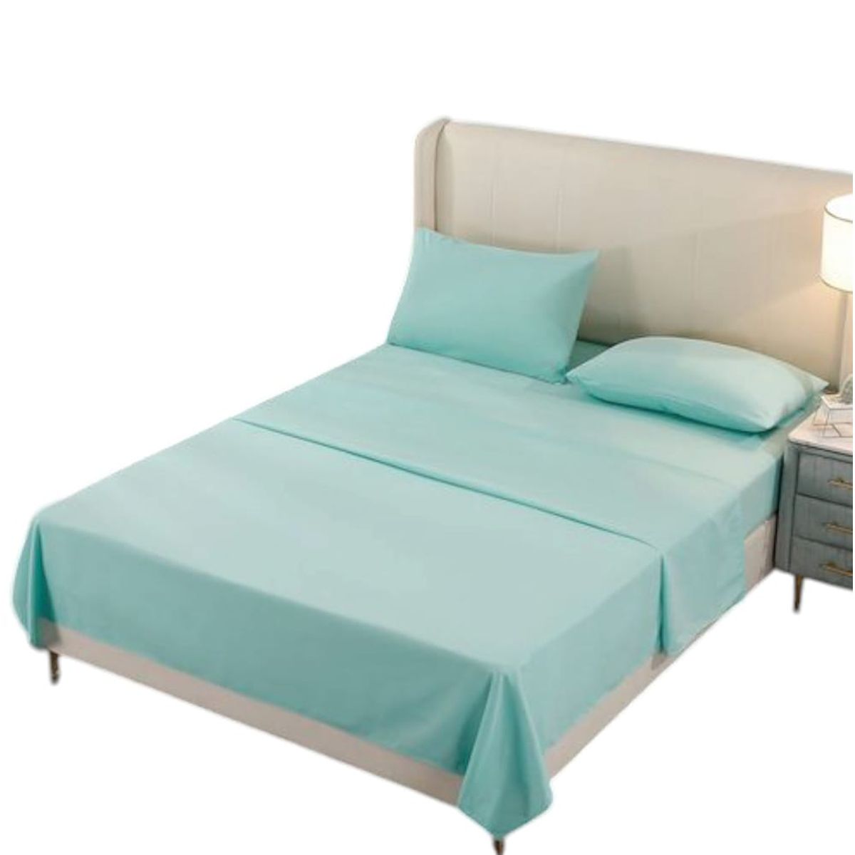 GENERICO - Juego de Sabanas 2 Plazas, 200 Hilos