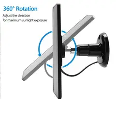 OEM - Panel solar para cámaras de seguridad cámara USB de 4 W