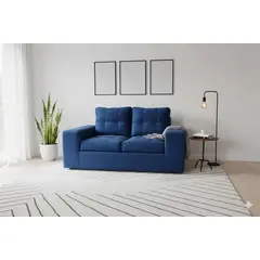 MUEBLES COTTONI - Sofá 2 cuerpos Lucca Felpa