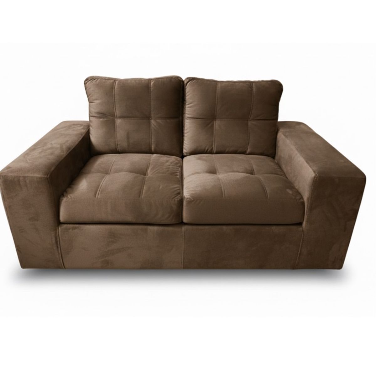 MUEBLES COTTONI - Sofá 2 cuerpos Lucca Felpa