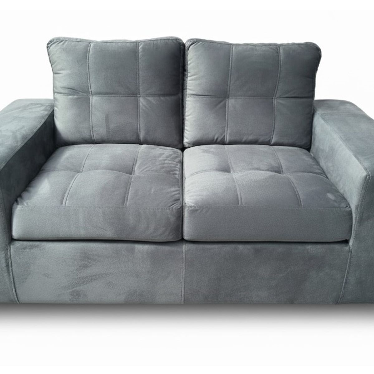 MUEBLES COTTONI - Sofá 2 cuerpos Lucca Felpa