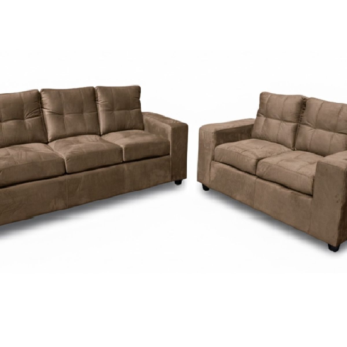 MUEBLES COTTONI - Living 3-2 Lucca Felpa