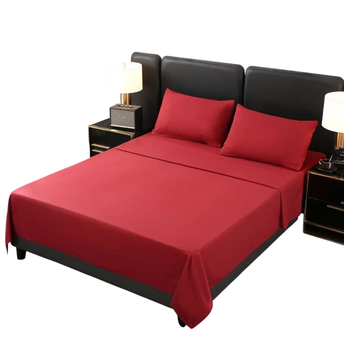 GENERICO - Juego de Sabanas 2 Plazas, 200 Hilos