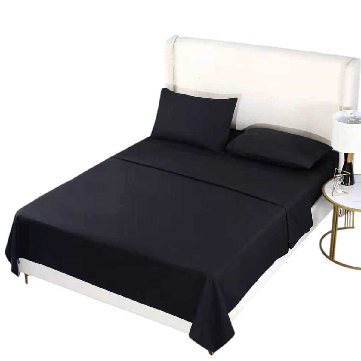 GENERICO - Juego de Sabanas 2 Plazas, 200 Hilos