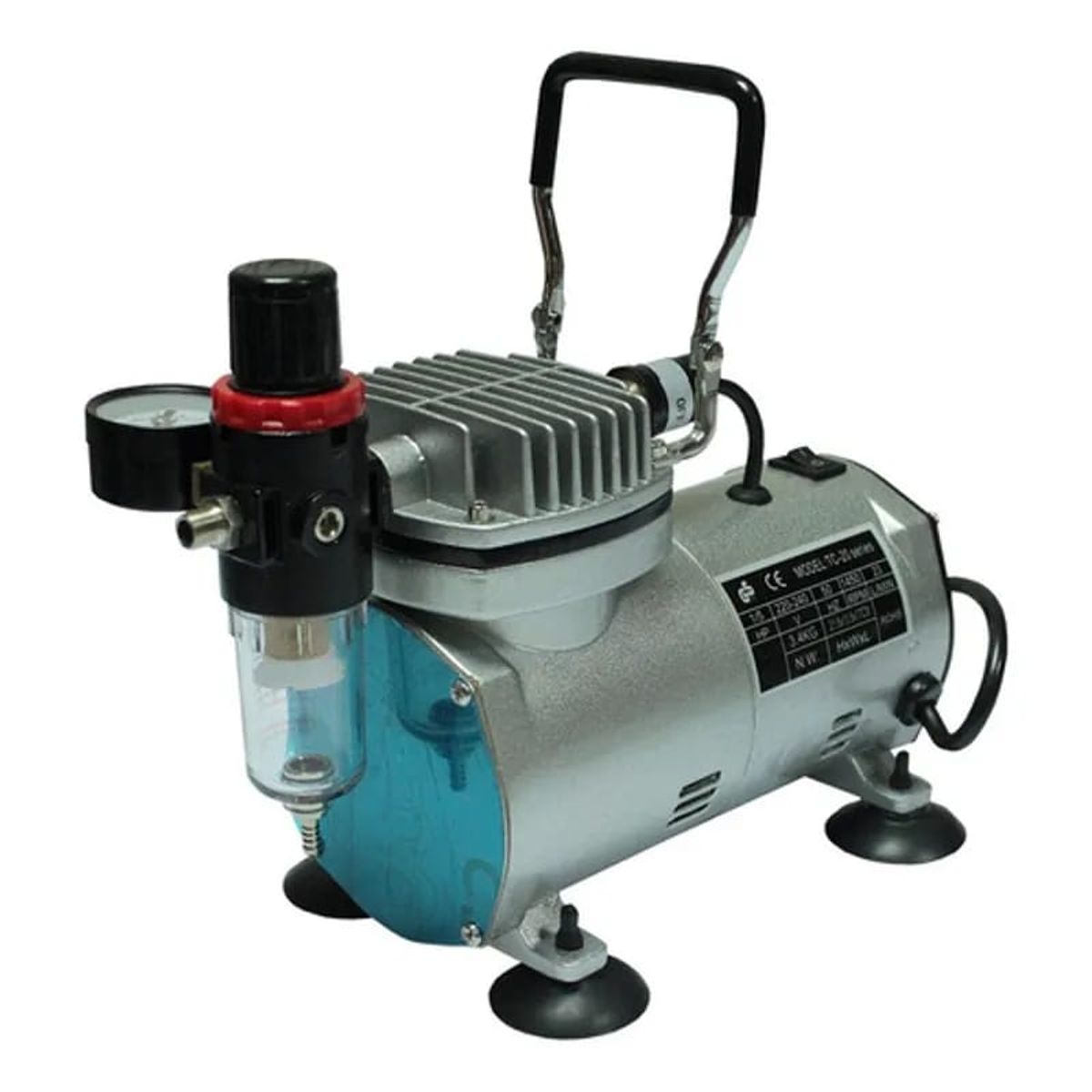 ALTERNATIVE - Compresor Aerografía Aerografo Ultra Silencioso 23lmin 4bar.