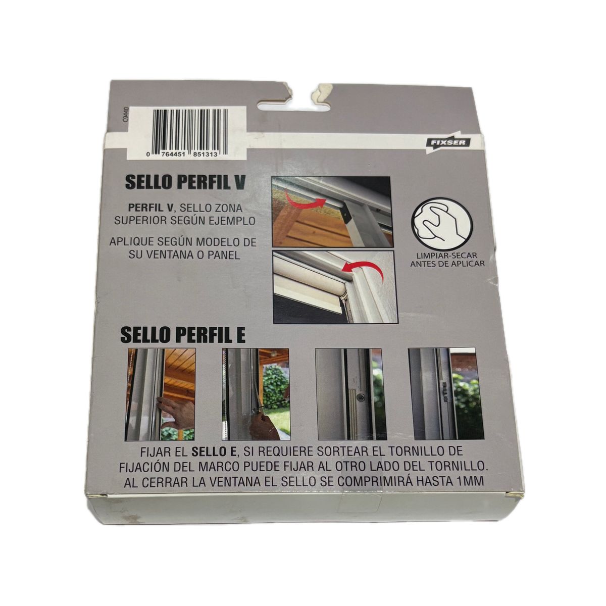 GENERICO - Set sellos ventanas correderas y paneles