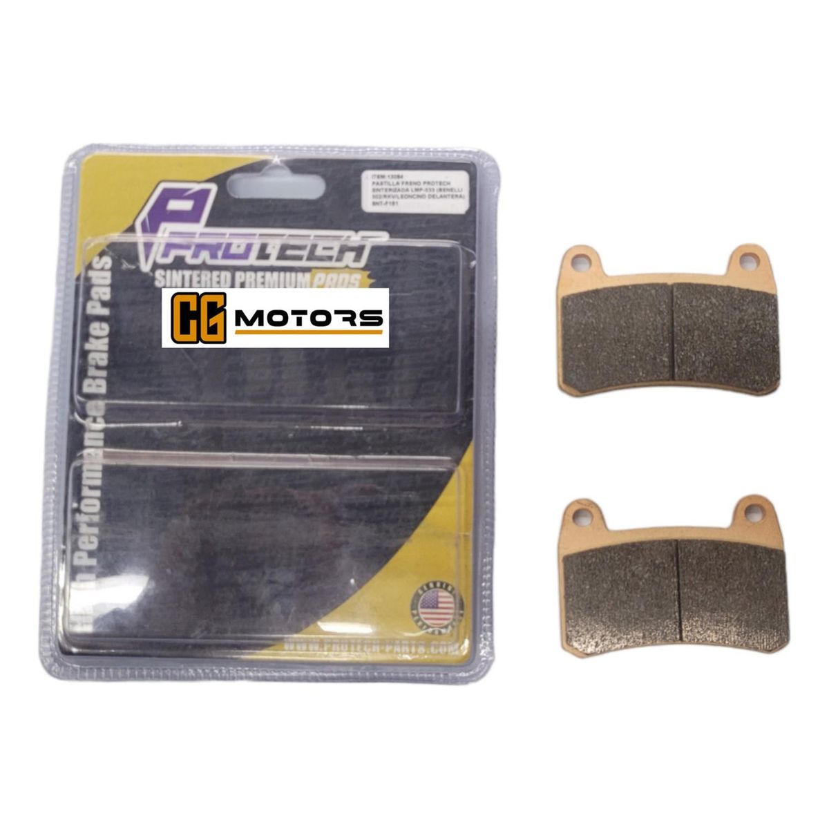 GENERICO - Pastillas Freno Delanteras Benelli Tnt 300 / 302s / Bn 302r