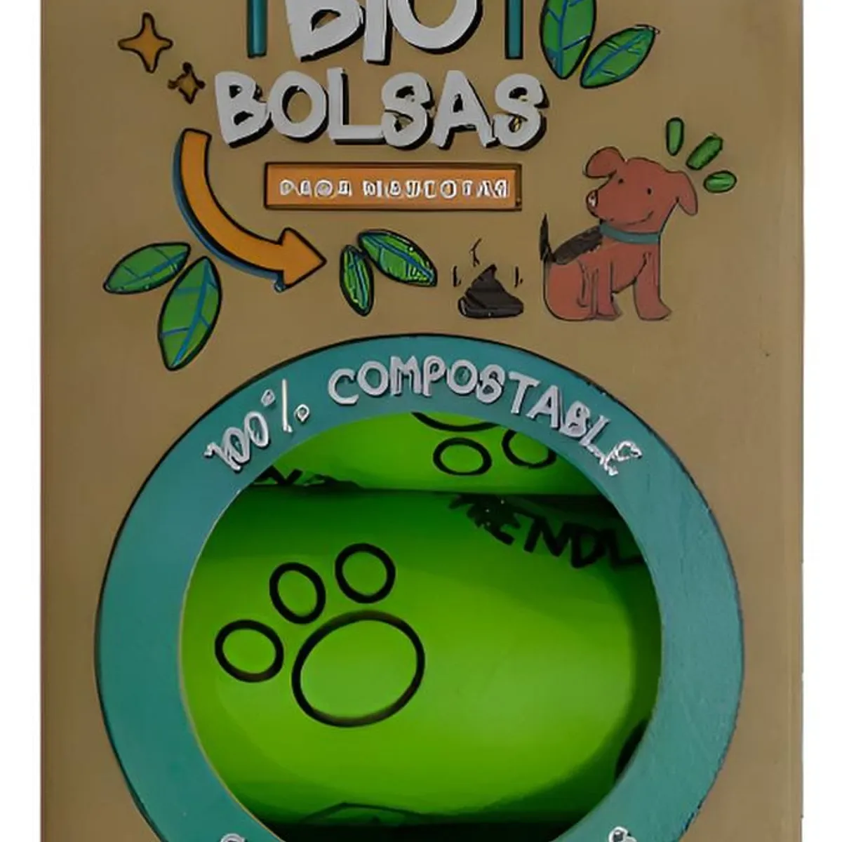 GENERICO - Marben Pets Bio Bolsas Para Mascotas 100% Compostable 120u