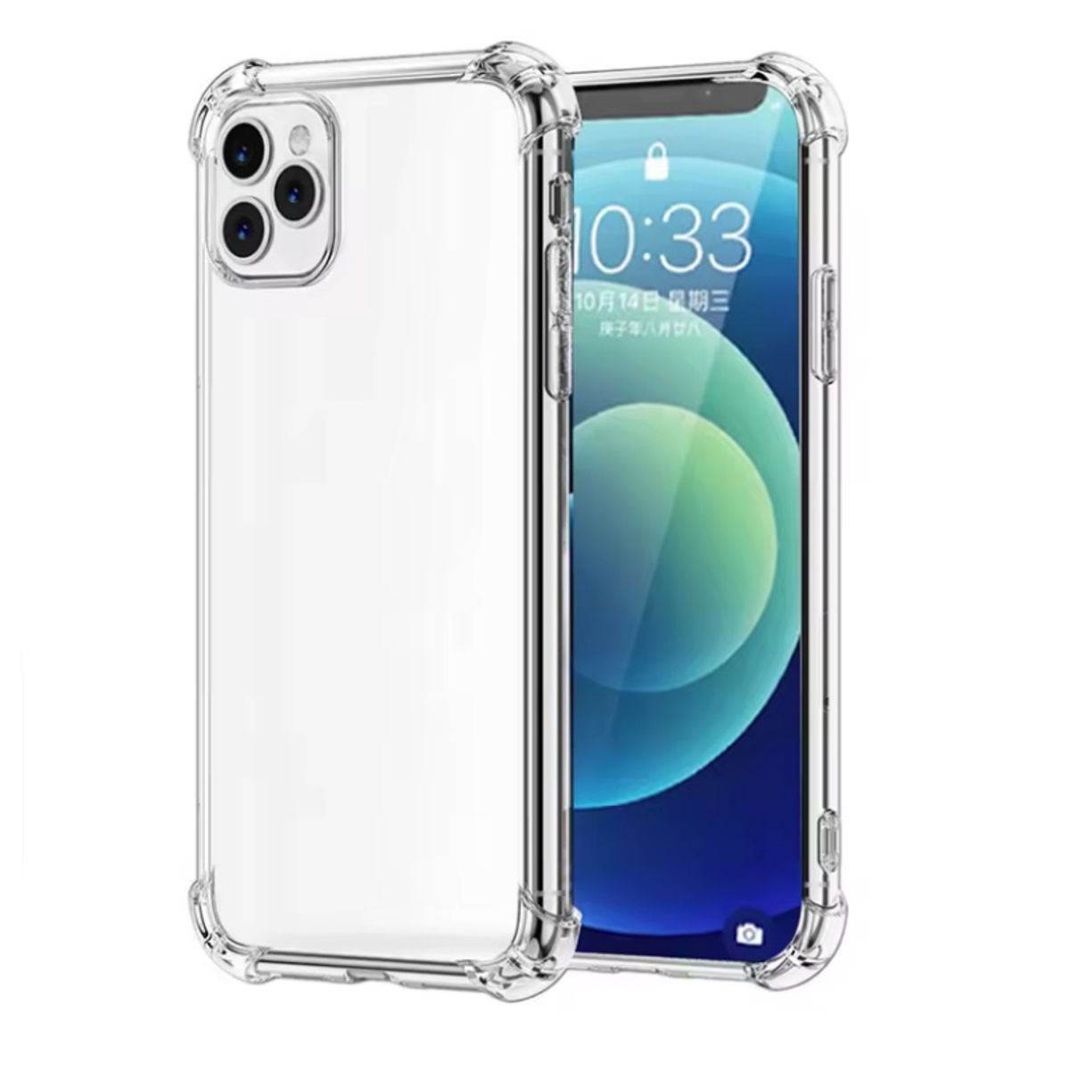 GENERICO - Carcasa Transparente Premium + Lamina 9H para iPhone iPhone 11 pro max