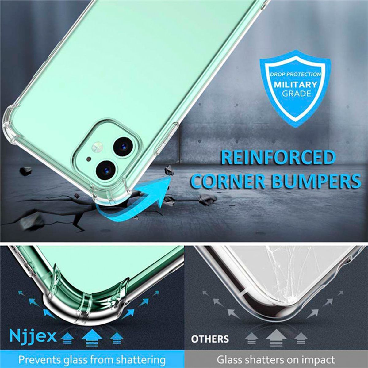 GENERICO - Carcasa Transparente Premium + Lamina 9H para iPhone iPhone 11