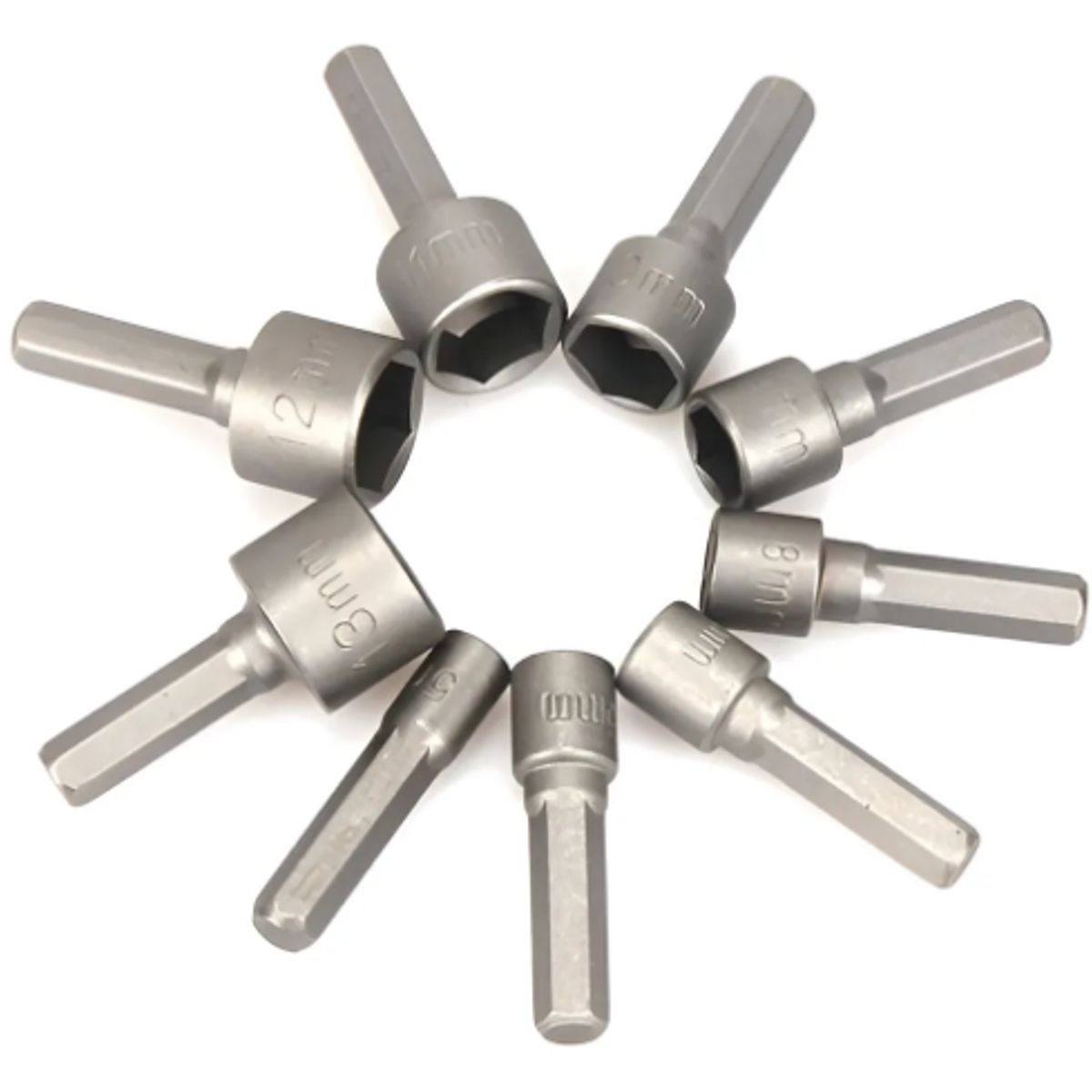 GENERICO - Juego De Dados Para Taladro Milimétricas Hexagonales