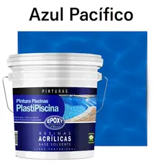 EPOXY - PINTURA PISCINA - PLASTIPISCINA - 10L TONO AZUL PACÍFICO