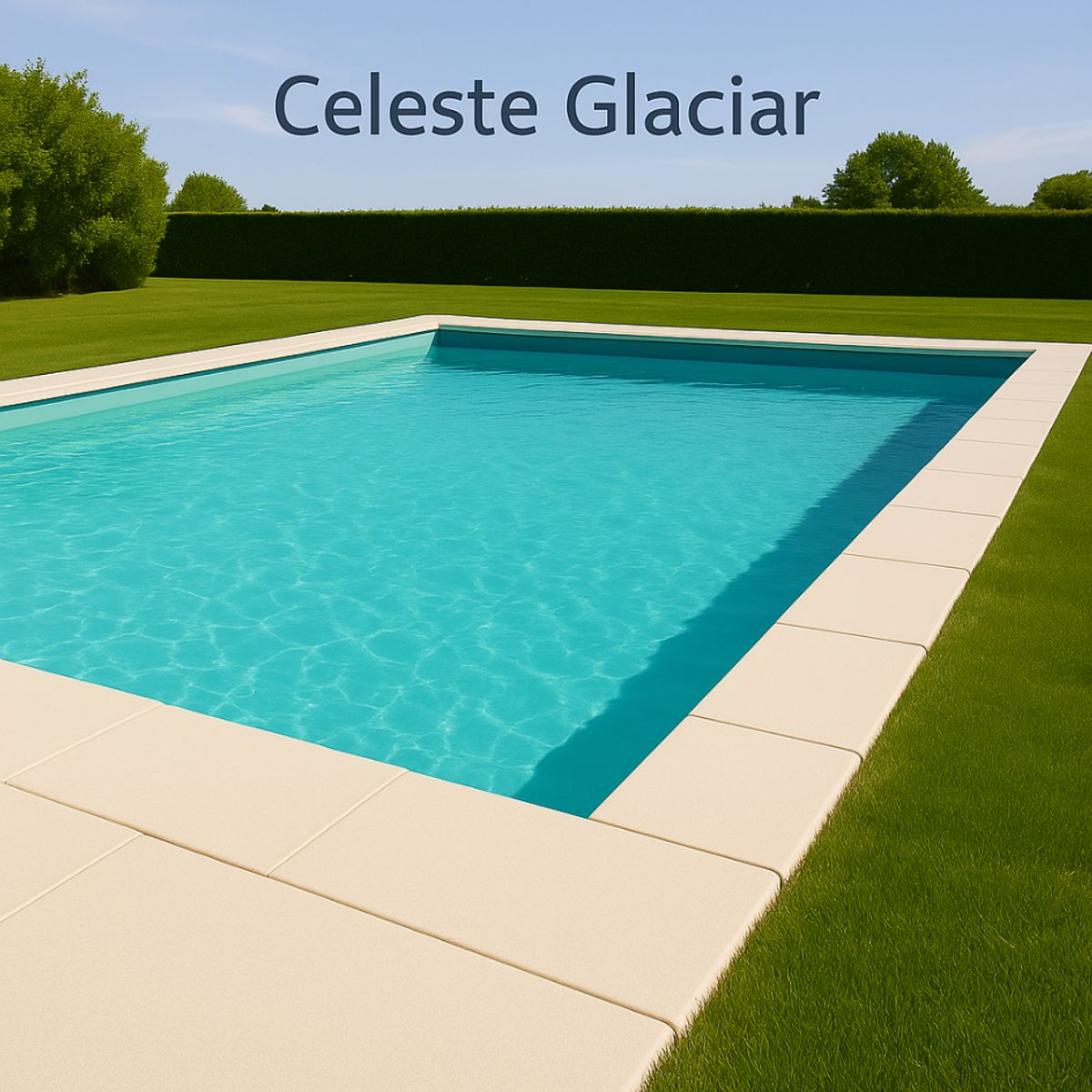 EPOXY - PINTURA PISCINA - PLASTIPISCINA - 10L TONO CELESTE GLACIAR