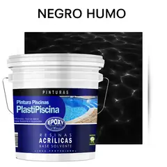 EPOXY - PINTURA PISCINA - PLASTIPISCINA - 10L TONO NEGRO HUMO
