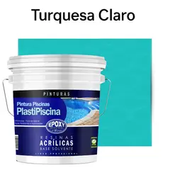 EPOXY - PINTURA PISCINA - PLASTIPISCINA - 10L TONO TURQUESA CLARO