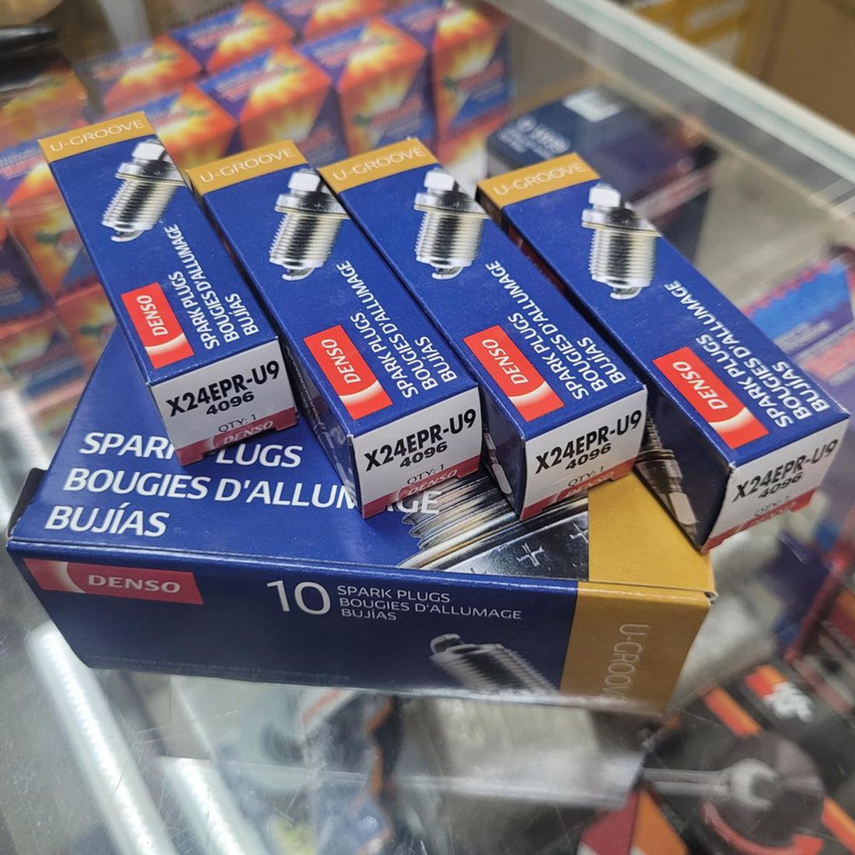 GENERICO - Pack De 4 Bujias Denso Dpr8ea-9 Garantizadas