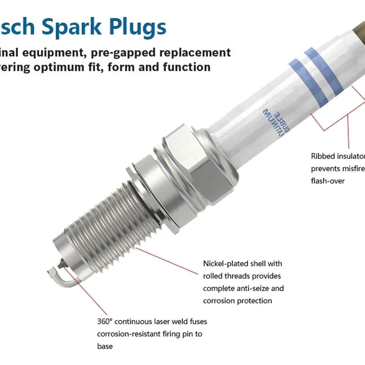 GENERICO - Bujia Para Moto Bmw F800gs / F700gs 2008 - 2017 (dcpr8e)