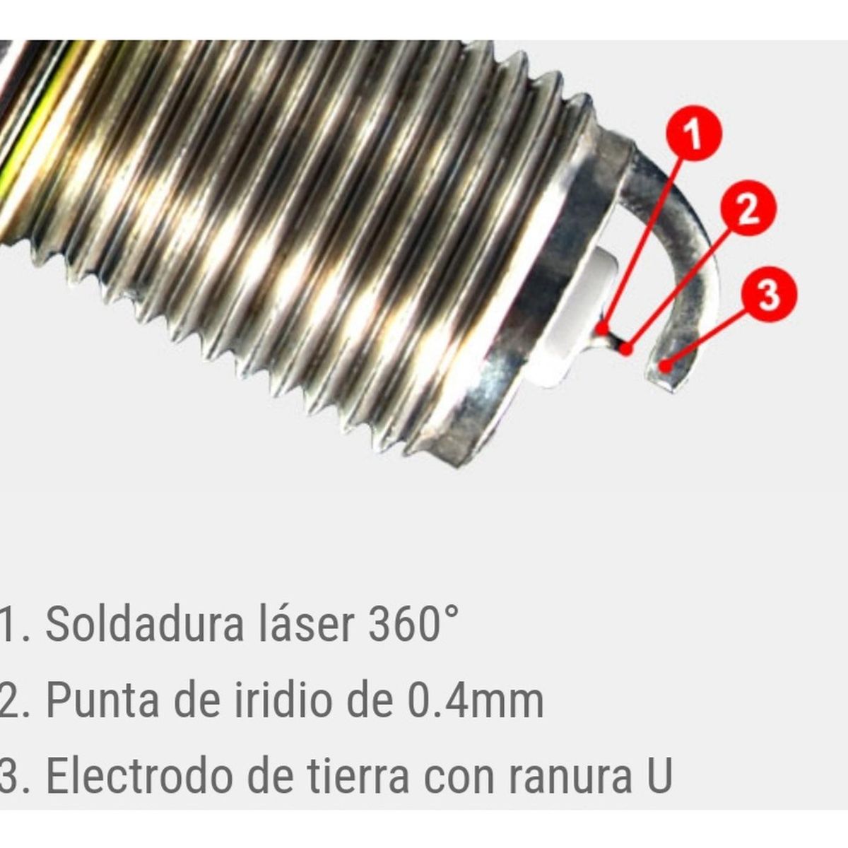 GENERICO - Bujia Para Moto Iridium C7hsa / U22fs-u Denso Original