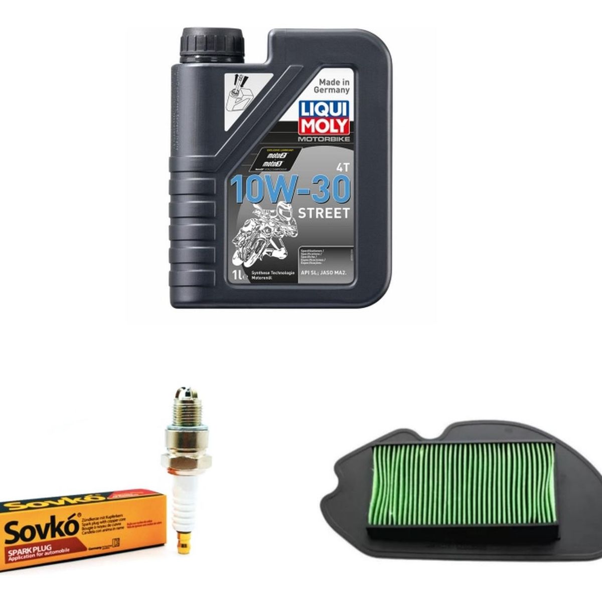 GENERICO - Kit Mantencion Honda Navi 110 / Aceite + Filtro + Bujia