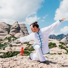 FUJIMAE - Uniforme Qïng Tai Chi Wushu Kunfu