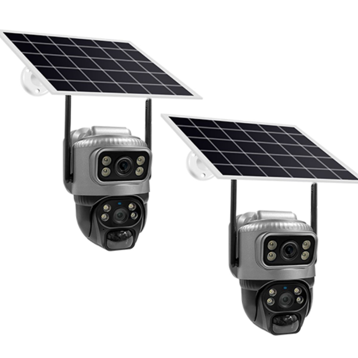 VIPA - Cámara Seguridad Solar Ip Wifi Exterior Full HD 3 MP Robótica Modelo IPS1300 Pack 2 unidades