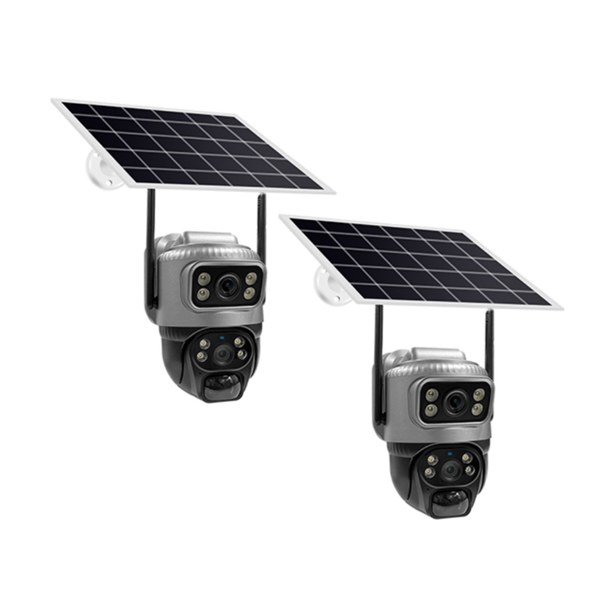 VIPA - Cámara Seguridad Solar Ip Wifi Exterior Full HD 3 MP Robótica Modelo IPS1300 Pack 2 unidades