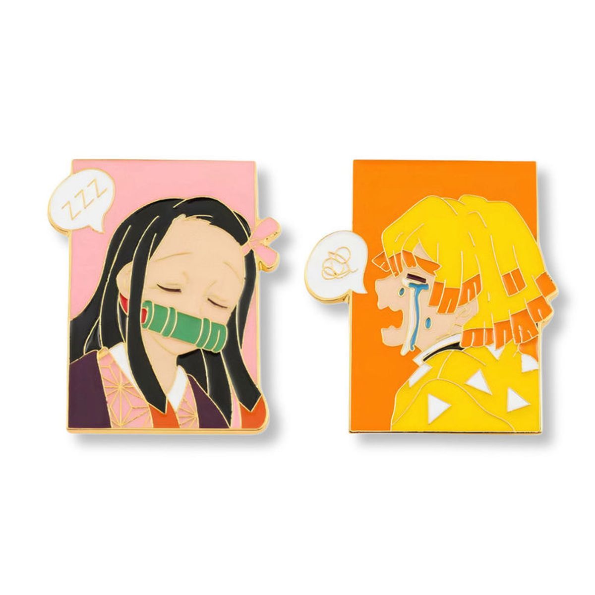 GENERICO - Pines Nezuko y Zenitsu - Demon Slayer Kimetsu No Yaiba