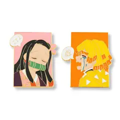 GENERICO - Pines de Nezuko y Zenitsu Demon Slayer - Kimetsu No Yaiba