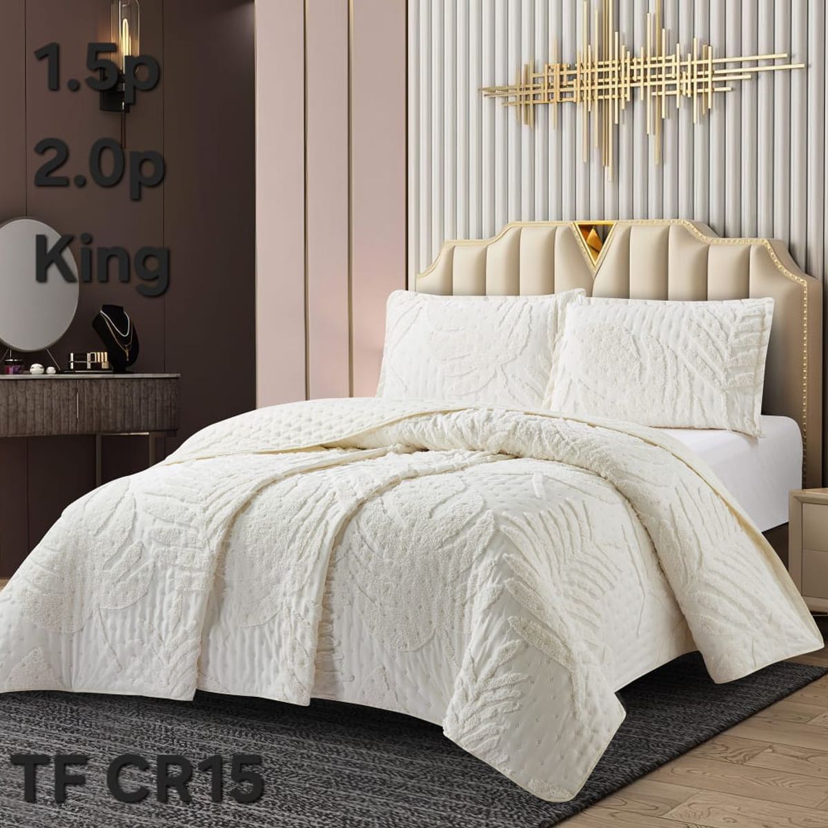 GENERICO - Cubrecama - Cobertor Quilts de Verano 2 plazas