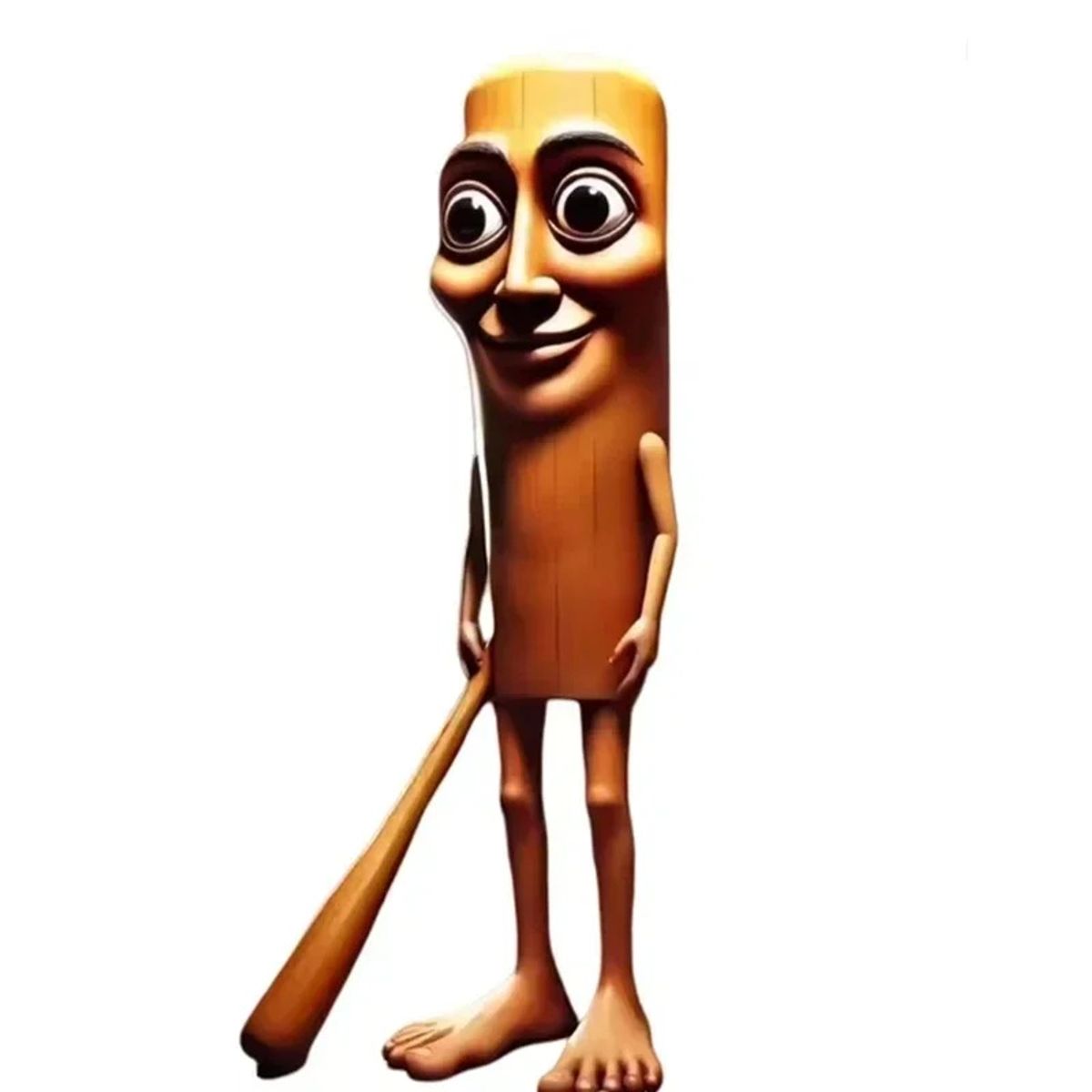 GENERICO - Tung Tung Sahur Figura Brainrot Italian Gran Tamaño