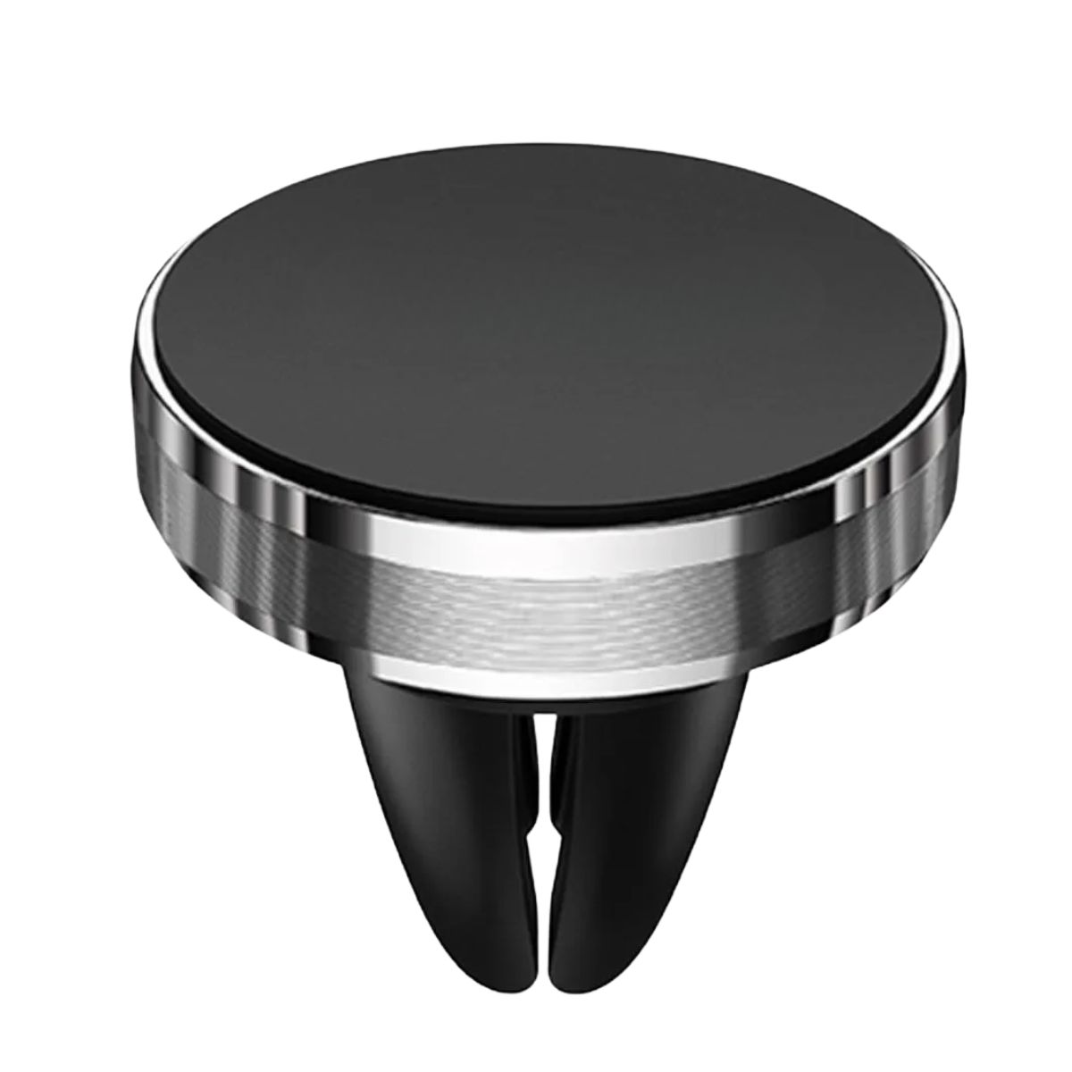 GENERICO - Soporte Celular Magnético Auto Rejilla Ventilación Plateado