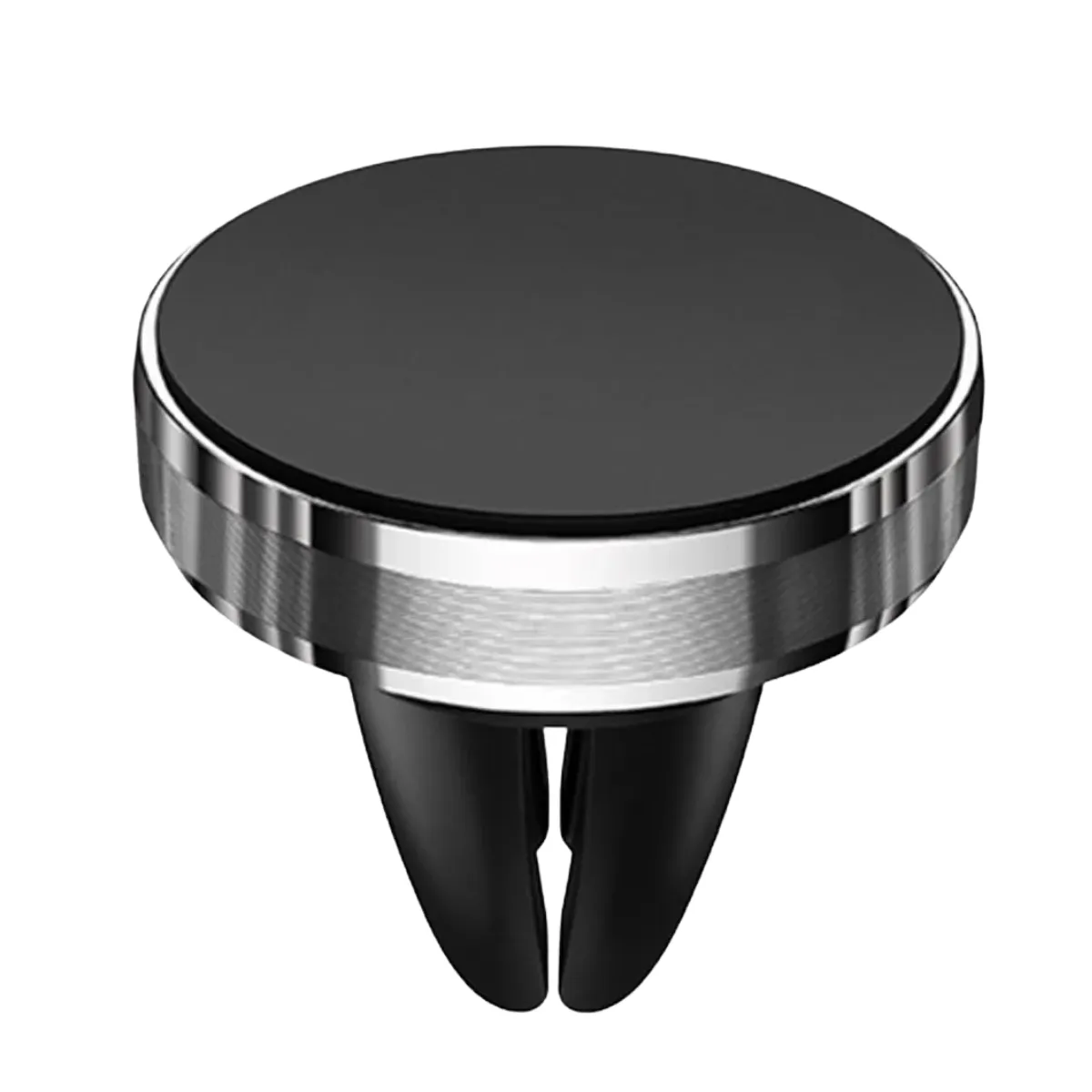 GENERICO - Soporte Celular Magnético Auto Rejilla Ventilación Plateado