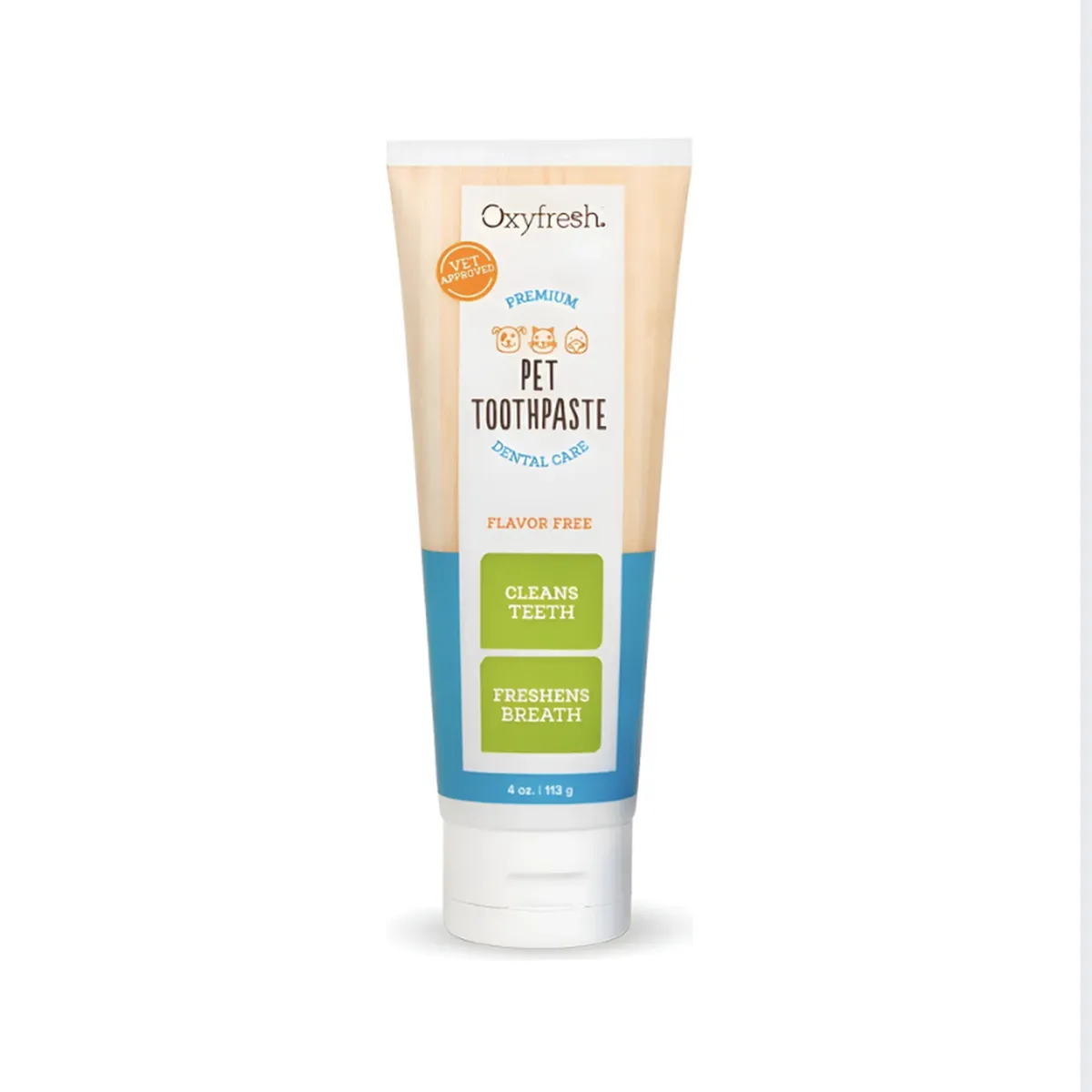 OXY - Oxyfresh Pasta Cuidado Dental Para Mascotas Perro Gato 113g Sin Sabor