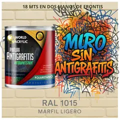 EPOXY - PINTURA PU ANTIGRAFITIS - ULTRA PROTECTOR - GALÓN MARFIL LIGERO