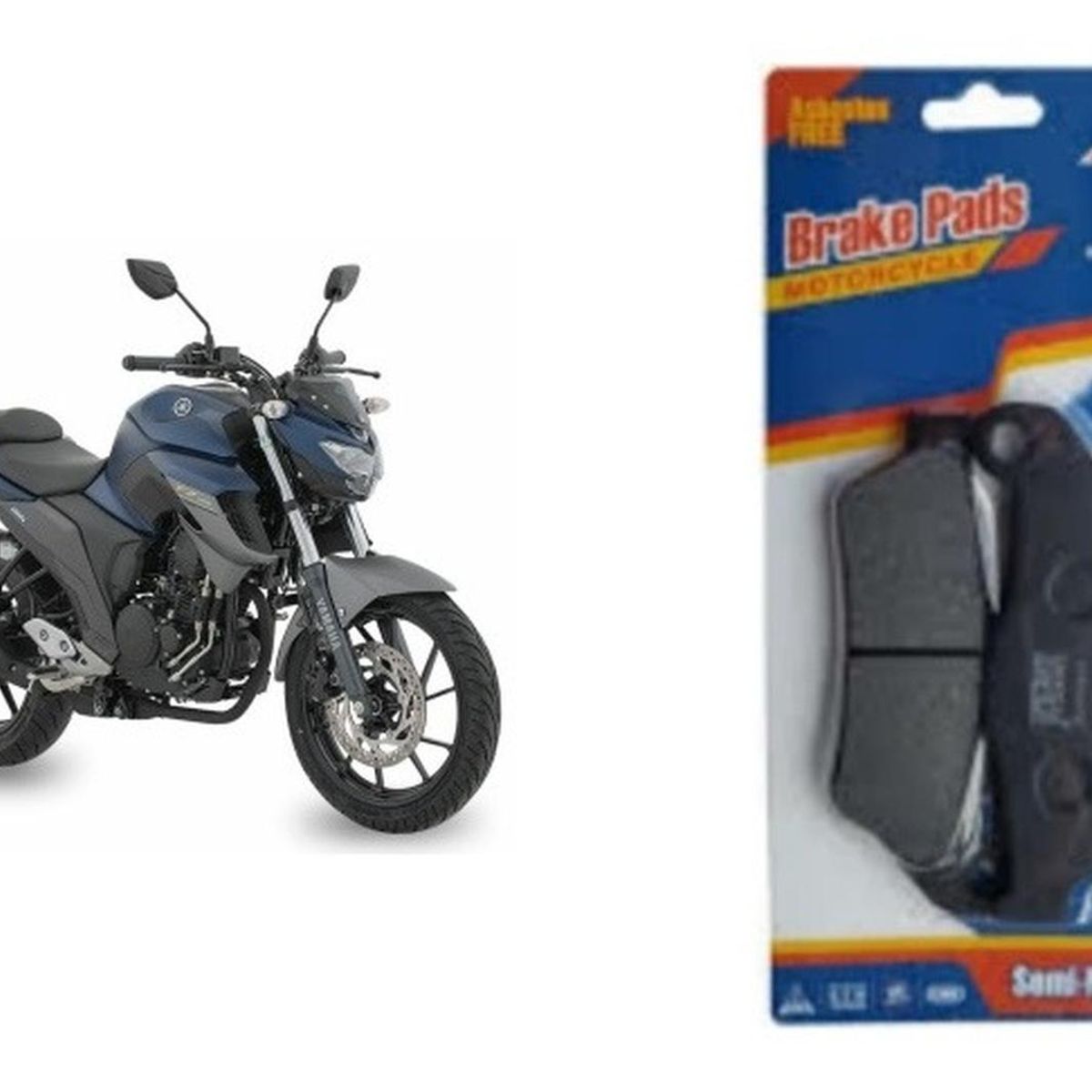 GENERICO - Pastillas De Freno Delanteras Para Moto Yamaha Fz25 Japonesa