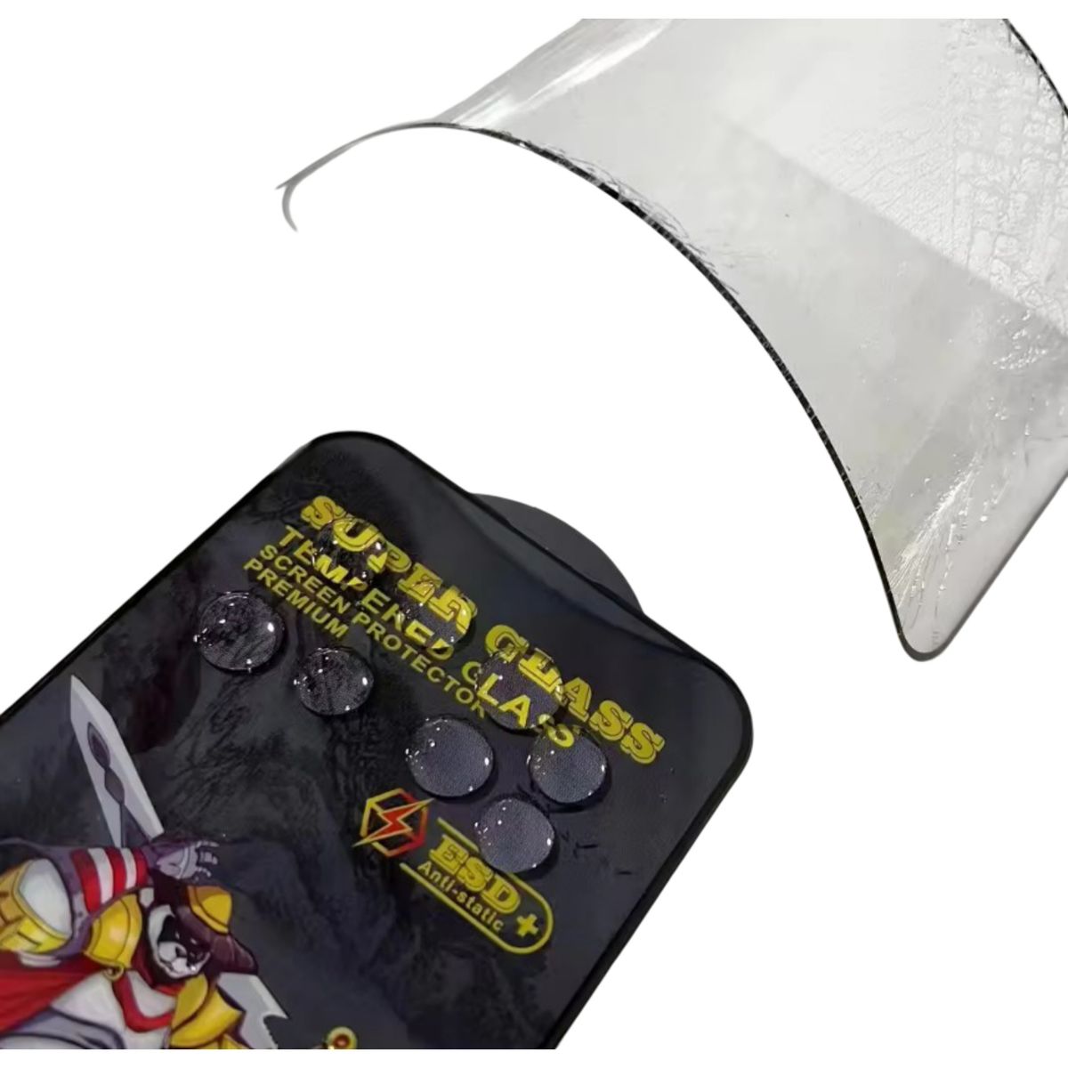 GENERICO - Pack de 100 Láminas Protectoras Premium para iPhone 15 y 15 Plus