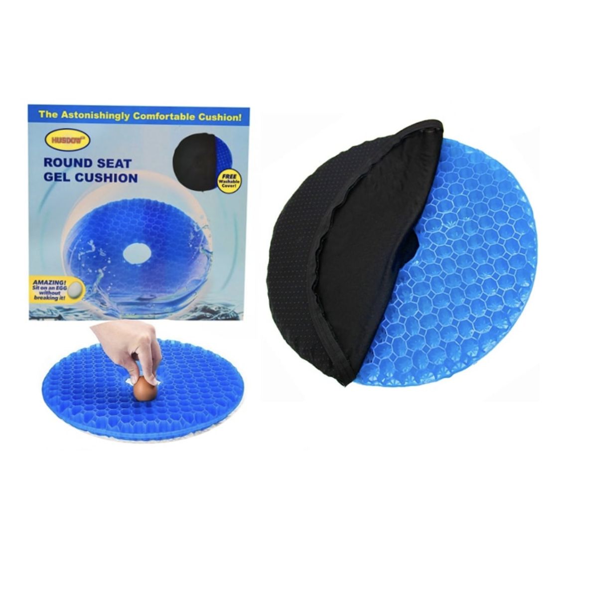GENERICO - Cojín De Gel Transpirable Con Funda Tipo Dona