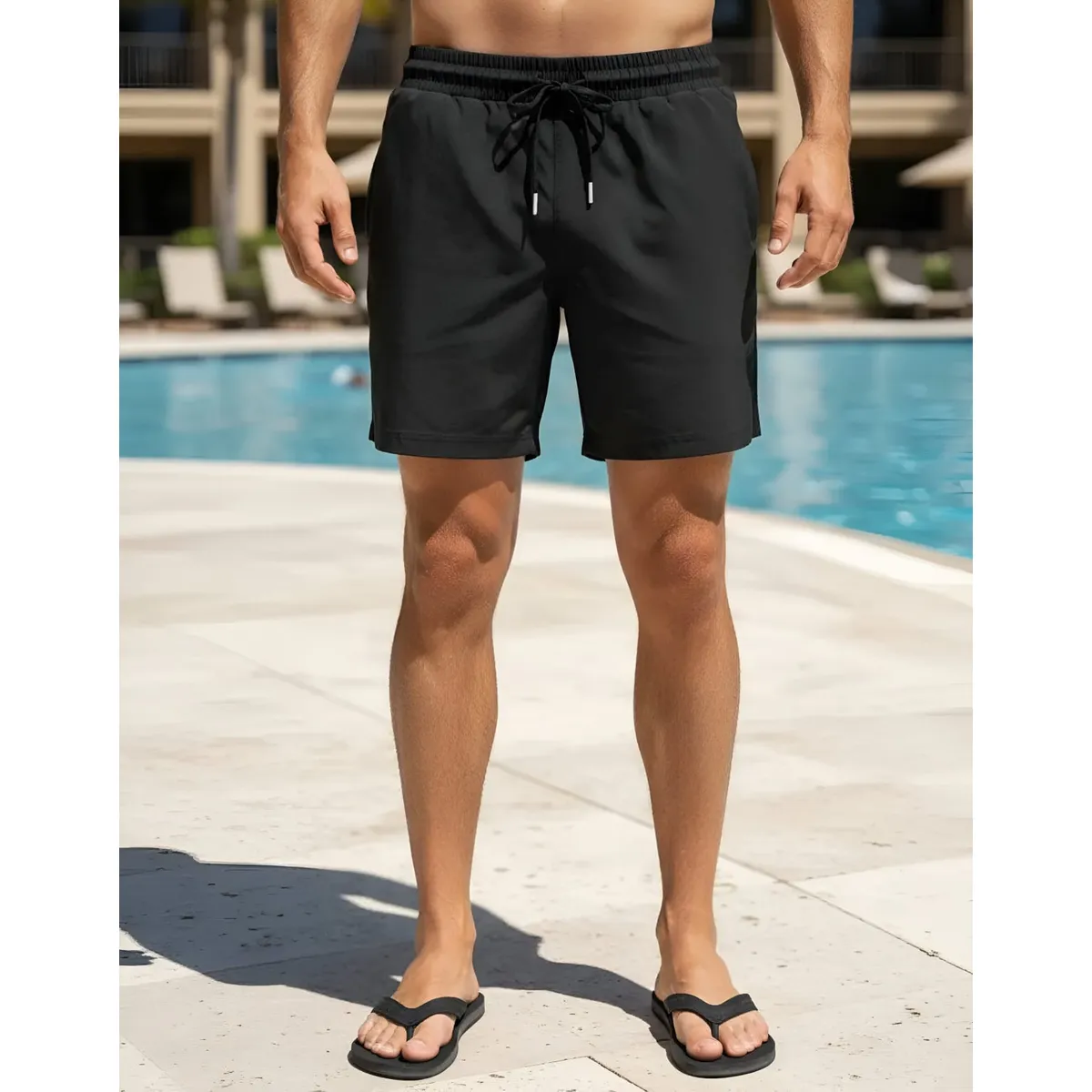 BLUE MOUNTAIN - shorts Hombre Deportivo Secado Rápido + Spandex