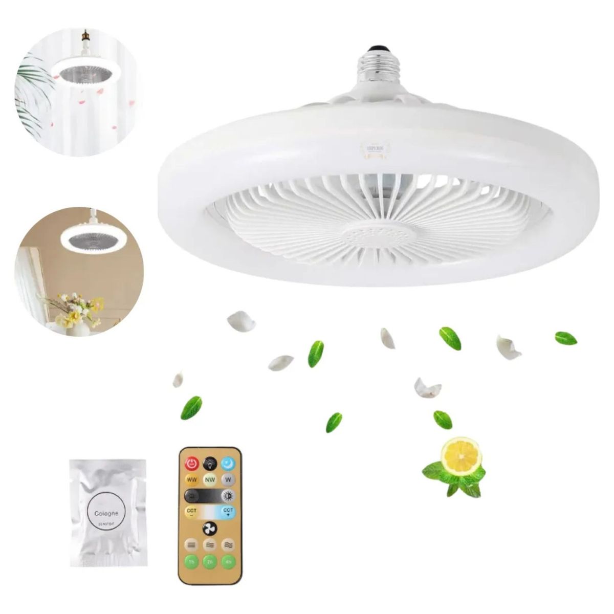 MOVI - Ventilador de Techo Moderno con Luz LED y Control Remoto