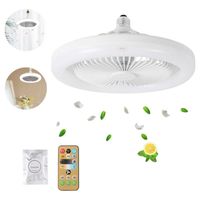 Ventilador de Techo Moderno con Luz LED y Control Remoto