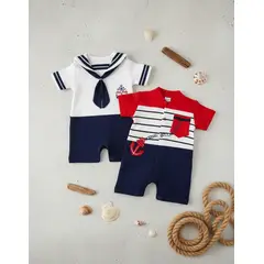 ENCANTO - Pack Enteritos Cortos Bebé Marineritos 100% Algodón -ENVIO GRATIS